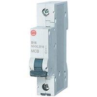 Wylex 16A SP B Curve MCB (489FR)
