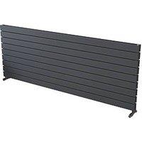 Ximax Oceanus 670mm x 1800mm 6502BTU Anthracite Horizontal Designer Radiator (489TR)