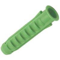 Fischer SX Nylon Green Wall Plugs 10mm x 50mm 45 Pack (490HL)