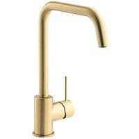 Streame by Abode Vigour Quad Single Lever Mixer Brushed Brass (490JM)