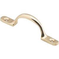 Carlisle Brass Sash Pull Handle Polished Brass 101.5mm x 12mm (4910P)