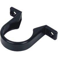 FloPlast Push-Fit Pipe Clips Black 40mm 10 Pack (49193)