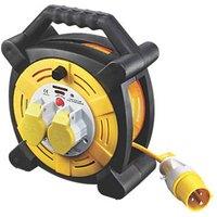 Masterplug LVHLT2516/2-XD 16A 2-Gang 25m Cable Reel 110V (49198)