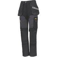 Site Kilani Womens Work Trousers Black/Grey Size 12 31 L (491FM)