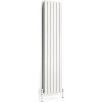 Terma Forte 1800mm x 440mm 4167BTU Matt White Vertical Designer Radiator (491HE)