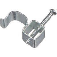 Vimark Fire Rated Cable Clips 4mm Silver 100 Pack (491VT)