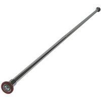 Croydex Straight Shower Curtain Rail Aluminium Chrome 1100-2600mm (4925X)
