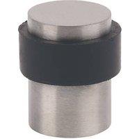 Eclipse Round Door Stop 30 x 41mm Satin Stainless Steel (49288)