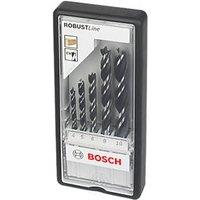 Bosch Straight Shank Double-Flute Brad Point Wood Drill Bit Set 5 Pieces (492VX)