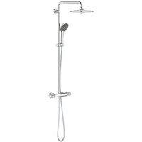 Grohe Vitalio Joy 260 CoolTouch HP Rear-Fed Exposed Chrome Thermostatic Shower System (492XT)
