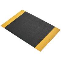 COBA Orthomat Premium Anti-Fatigue Floor Mat Black / Yellow 900mm x 600mm x 12.5mm (494YN)