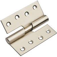 Smith & Locke Satin Nickel Rising Butt Hinges RH 100mm x 103mm 2 Pack (495PX)