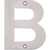 Eclipse Door Letter B Satin Stainless Steel 102mm (49617)