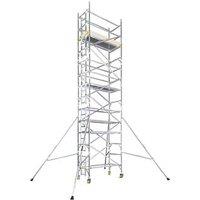 Boss Ladderspan 3T Single Depth Aluminium Tower 0.6m x 1.8m x 6.2m (497HA)