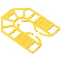 Broadfix U Shims Yellow Small 55mm x 1mm x 43mm 200 Pack (497HW)