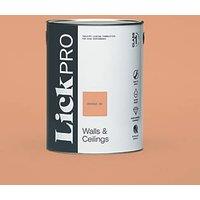 LickPro Max+ 5Ltr Orange 05 Matt Emulsion Paint (497JX)