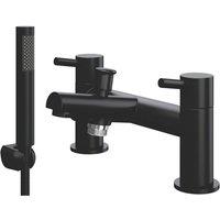 ETAL Juke Deck Mounted Bath Shower Mixer Tap Matt Black (497YU)