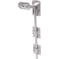 GateMate Heavy Locking Garage Door Bolt Silver 455mm (497YV)