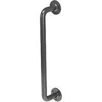 Rothley Angled Household Steel Grab Rail Pewter 457mm (498RG)
