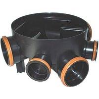 FloPlast Push-Fit 5-Inlet Adjustable Chamber Base 450mm (4997V)