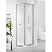 Triton Neo Six Framed Square Bi-Fold Shower Door Chrome 900mm x 1850mm (499TK)