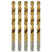 Erbauer Straight Shank Metal Drill Bits 8.5mm x 117mm 5 Pack (50011)