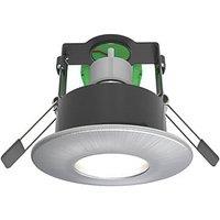 4lite WiZ Connected Fixed Fire Rated LED Smart Downlight Satin Chrome 4.9W 345lm (500PG)