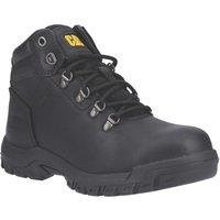 CAT Mae Size 6 Womens Black Waterproof Steel Toe Cap Safety Boots (500XK)