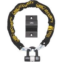 Burg-Wachter Hardened Steel Heavy Duty Security Kit: Chain, Lock & Ground Anchor 1.5m x 10mm (500YY)
