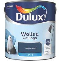 Dulux 2.5Ltr Sapphire Salute Matt Emulsion Paint (501FH)