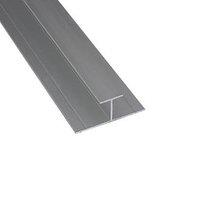 Splashwall H-Joint Matt Silver 2420mm x 11mm (501GV)