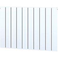 Towelrads Hanworth Plus 600mm x 800mm 4006BTU White Horizontal Designer Radiator (501RY)