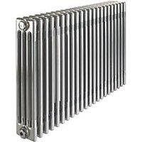 Acova 600mm x 1042mm 5990BTU Raw Metal Horizontal 4 Column Radiator (5021P)