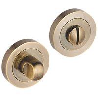 Smith & Locke Standard Thumbturn Set Antique Brass 50mm (503HY)
