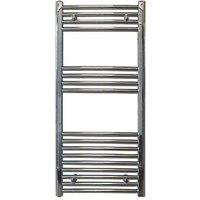 Towelrads 1000mm x 400mm 812BTU Chrome Flat Towel Radiator (503RY)