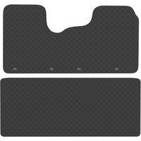 Car Mat Co. Renault Trafic Crew Cab 2014 on Rubber Car Mats 2 Piece Set (503VV)
