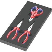 Wera 9781 Knipex (2) Foam Insert Pliers Set 3 Pcs (505XX)