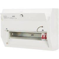Contactum Defender 1.0 16-Module 14-Way Part-Populated Main Switch Consumer Unit (506HA)
