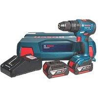 Bosch GSB 18 V-55 18V 2 x 4.0Ah Li-Ion Coolpack Brushless Cordless Combi Drill (506JF)