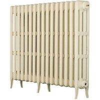 Arroll 760mm x 994mm 4961BTU Cream Cast Iron 4 Column Radiator (5074F)
