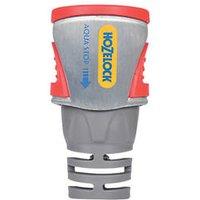 Hozelock 12.5 & 15mm Single-End Female Metal Aquastop Hose Connector (5074T)