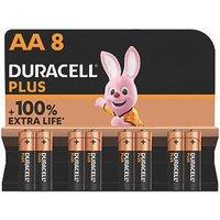Duracell Plus AA 1.5V Alkaline Batteries 8 Pack (507RP)