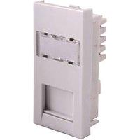 LAP Modular Cat 6 RJ45 Ethernet Socket White (51057)