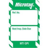 Scafftag "Next Inspection Due Date" Microtag Inserts 20 Pack (510FV)