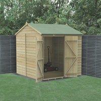 Forest Beckwood 7' x 7' (Nominal) Reverse Apex Shiplap Timber Shed (510RF)