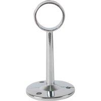 Essentials Rail Centre Brackets Polished Chrome 25mm 10 Pack (511VE)