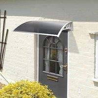 Greenhurst Easy Fit Door Canopy White 1.2m x 0.8m x 0.23m (5129V)