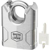 Smith & Locke Steel Water-Resistant Closed Shackle Padlock 70mm (512FA)