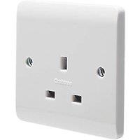 Crabtree Instinct 13A 1-Gang Unswitched Socket White (512HV)