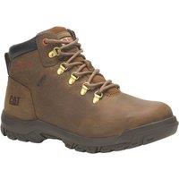 CAT Mae Size 3 Womens Brown Waterproof Steel Toe Cap Safety Boots (512XK)